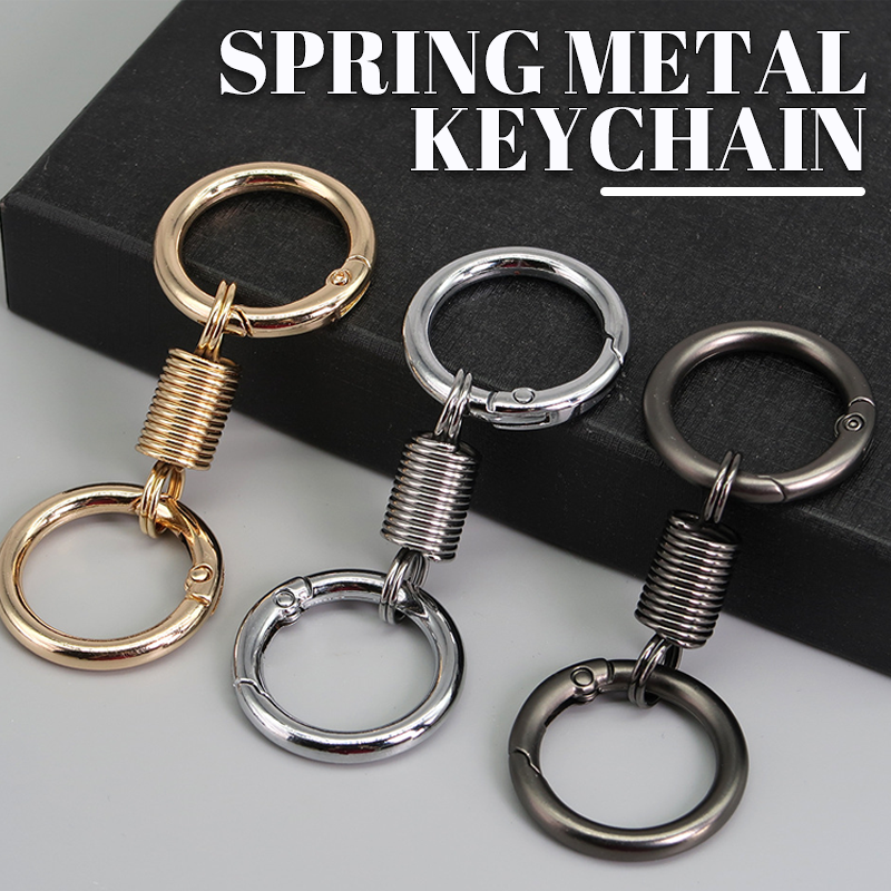 (🔥2024Last Day Promotion - 49% off)Nordic Retro Spring Double Ring Key ...